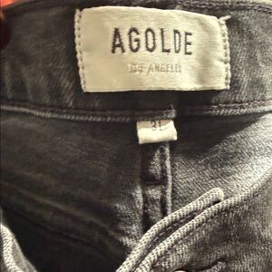 Agolde Women's Charcoal Jeans